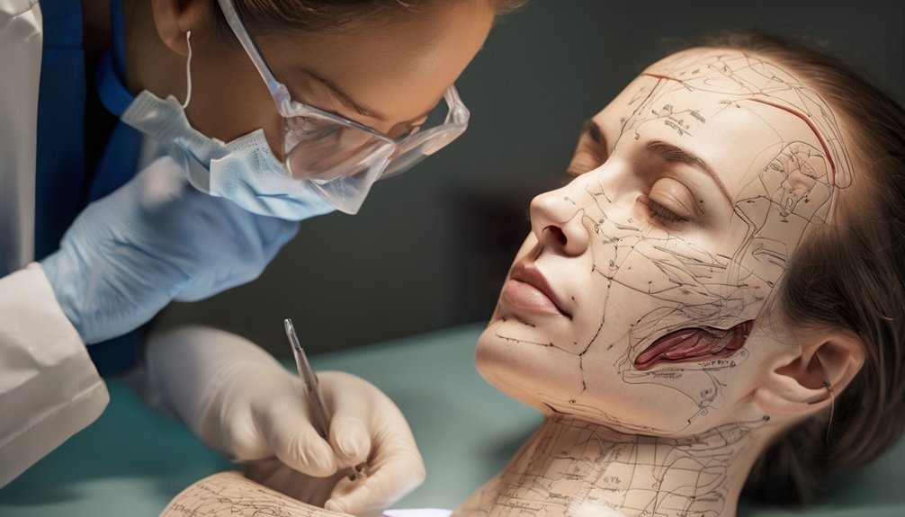 incision placement and healing