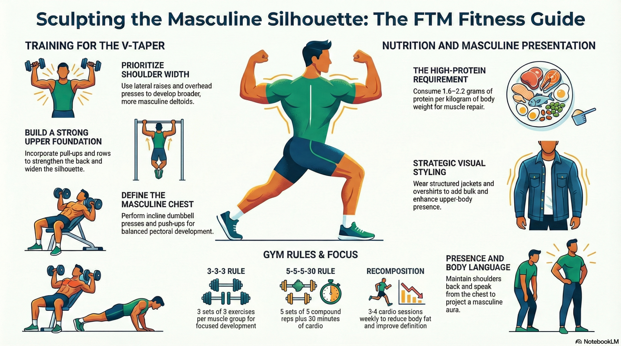 FTM Fitness: Targeted Workouts for a Masculine Silhouette