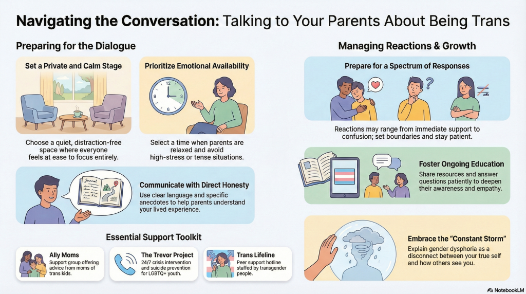 how to twlk to parents