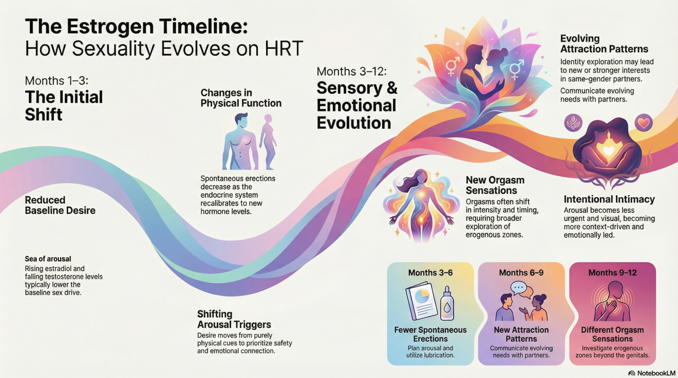 Trans Development Timeline Timeline of Change: How Fast Your Sexuality May Shift on Estrogen (and Why