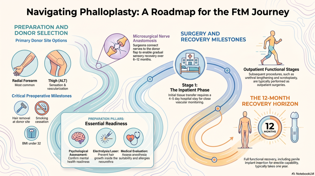 Phalloplasty Medical Procedure Roadmap