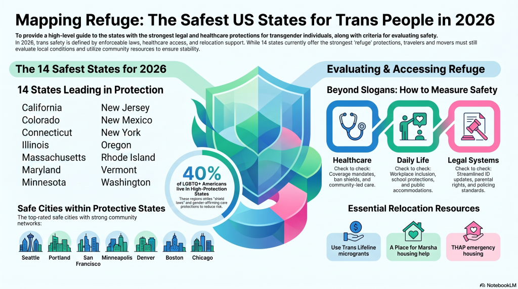 Safest US States for Transgender
