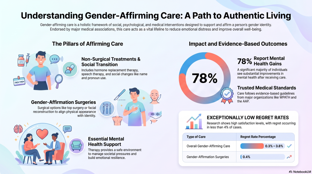 Understanding Gender Affirming Care Infographic