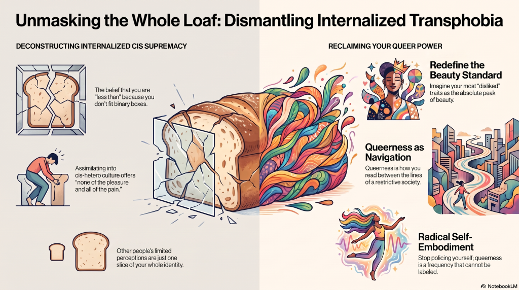 Dismantling Internalized Transphobia Infographic