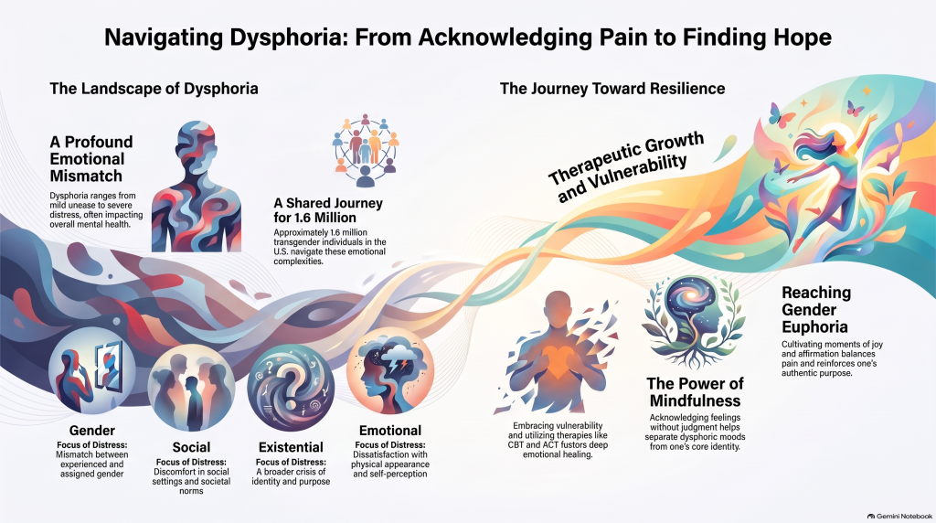 Navigating Dysphoria Towards Resilience